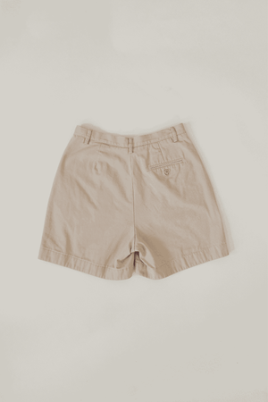 90s Vintage Ashworth Beige High Waist Shorts Size 6