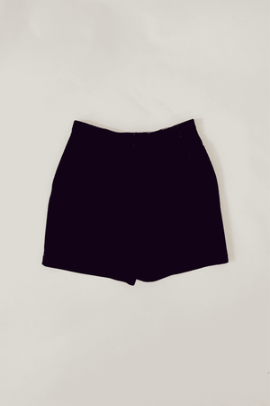 Early 2000s Vintage Liz Claiborne Black High Waist Shorts Size 12