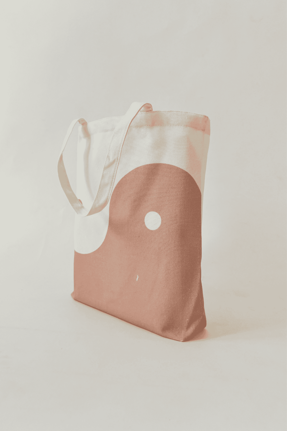 Organic Cotton Seashell Pink Yin Yang Tote 2.0