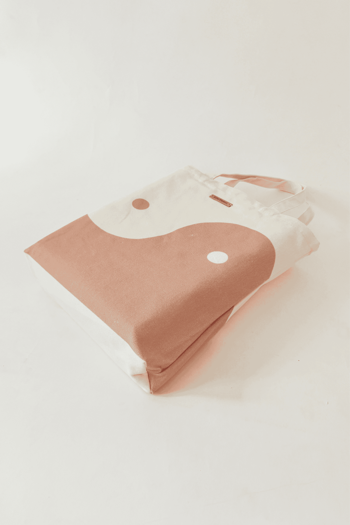 Organic Cotton Seashell Pink Yin Yang Tote 2.0