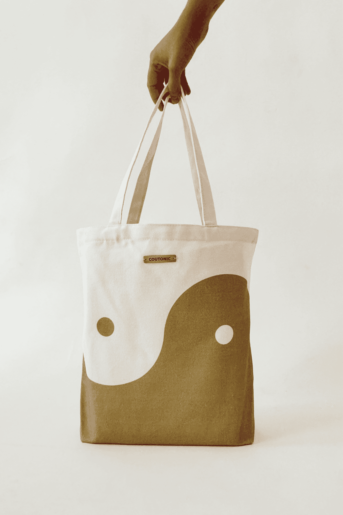 Organic Cotton Seaweed Green Yin Yang Tote 2.0