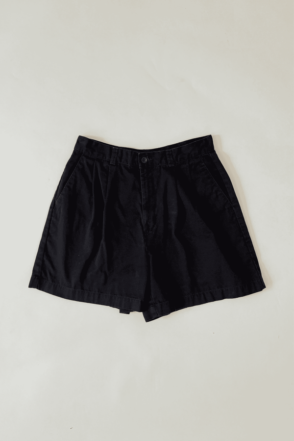 2000s Vintage Dockers Black High Waist Shorts Size 10