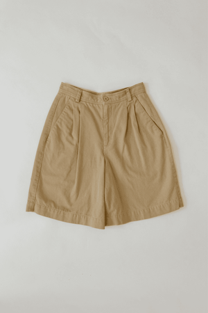 2000s Vintage Liz Claiborne Beige High Waist Shorts Size 4