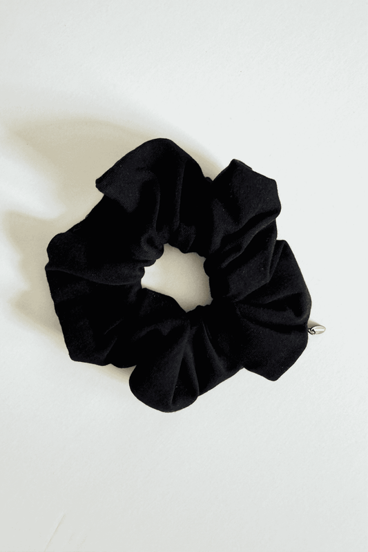 Tencel Black Sands Scrunchie