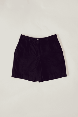 2000s Vintage Liz Claiborne Black High Waist Shorts Size 12