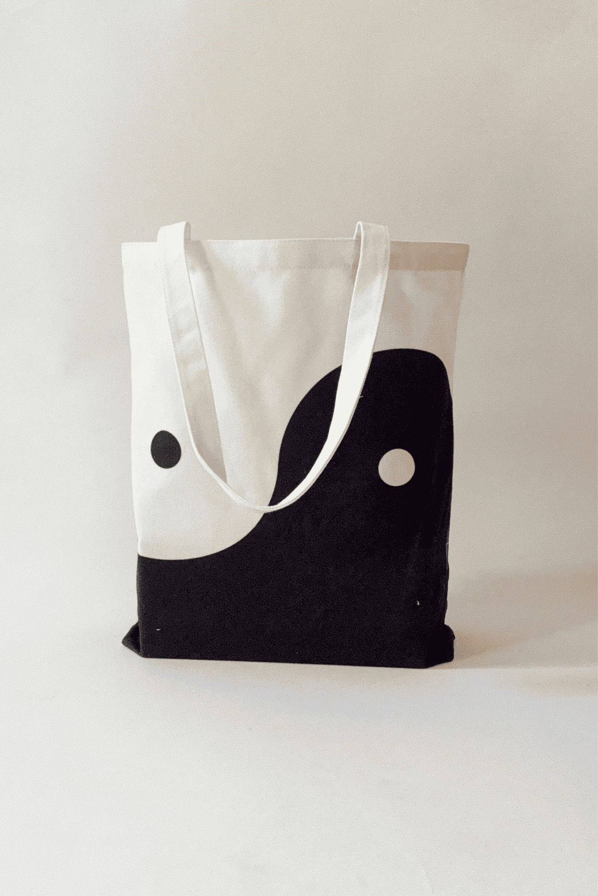 Organic Cotton Black Sands Yin Yang Tote 2.0