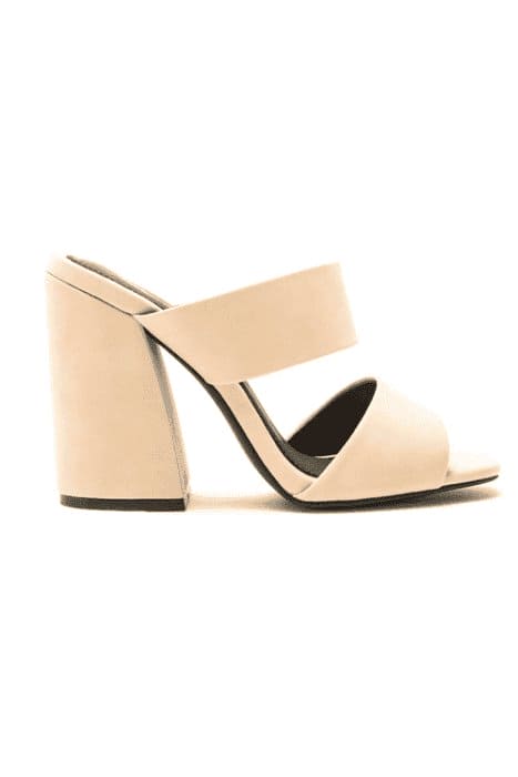 Nubuck Block Heel Sandals - oh-eco