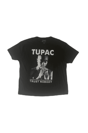 Preloved Tupac 2Pac Trust Nobody T-Shirt / 3XL - oh-eco