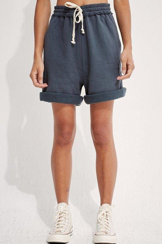 Recycled Cotton Fleece Gym Shorts - oh-eco