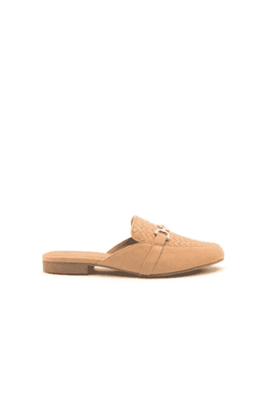 Woven Loafer Mules - oh-eco