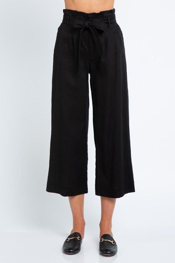 Linen Crop Pants