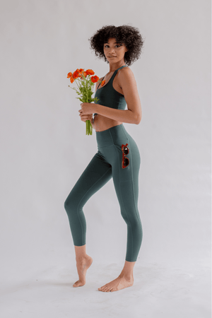 RPET Moss High-Rise Pocket Legging